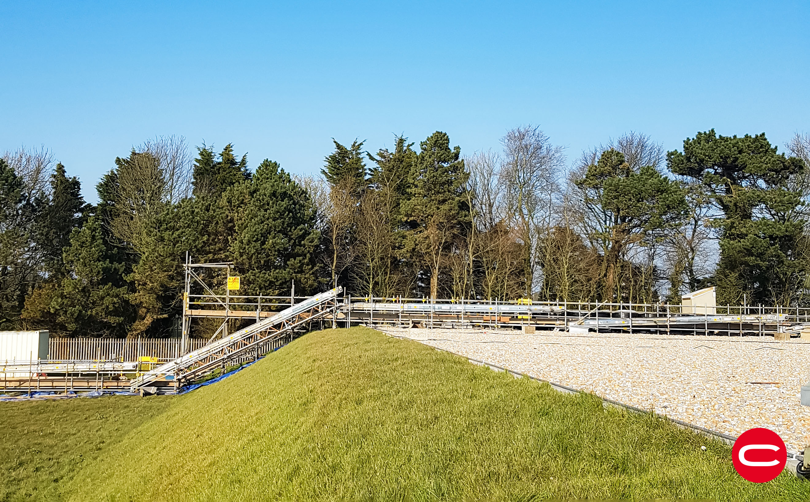 Water Treatment & Reservoir Maintenance : Weight restriction for gravel movement on covered reservoir [EK 450]