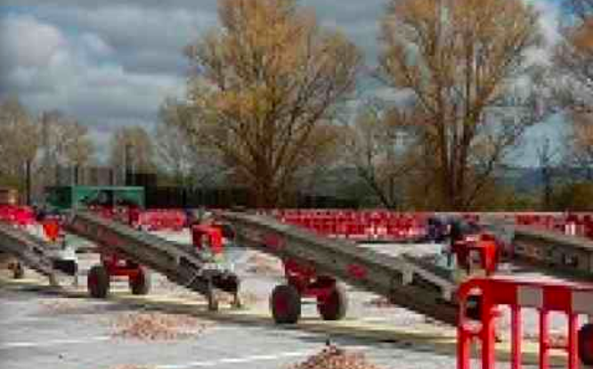 Specialist conveyors for Reservoir maintenance
